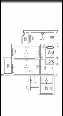 Продам двухкомнатную (2-комн.) квартиру, Орбитальная ул, 46, Ростов-на-Дону г
