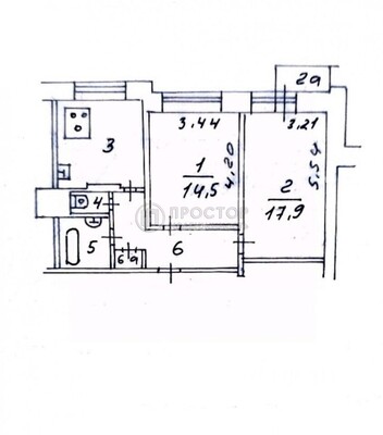 Продам двухкомнатную (2-комн.) квартиру, Ивана Бабушкина ул, 3, Москва г