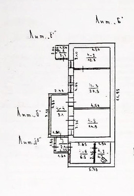 Продам трехкомнатную (3-комн.) квартиру, Футболистов ул, 105, Симферополь г