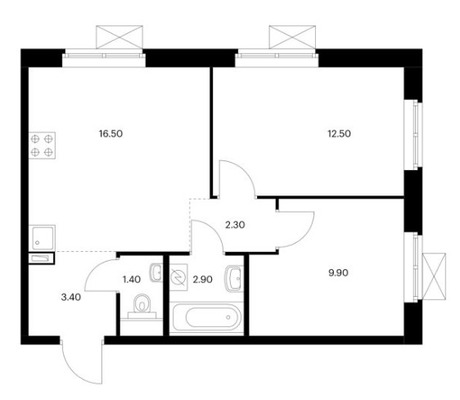 Продам трехкомнатную (3-комн.) квартиру, 100 кв-л, 1к3, Москва г