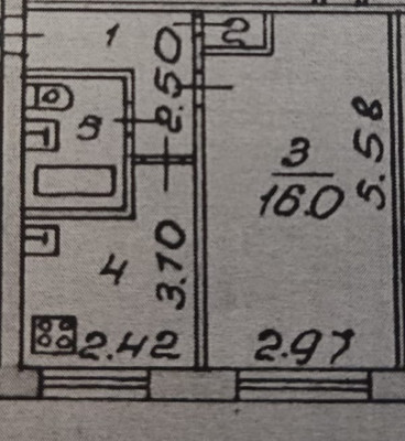 Продам однокомнатную (1-комн.) квартиру, Воцкая ул, 3, Чечулино д