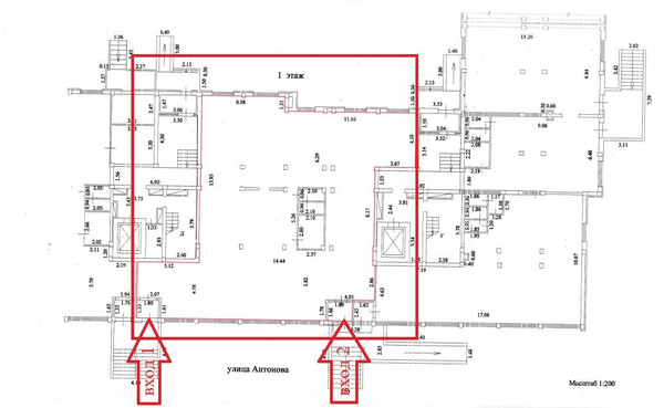 Сдам торговое помещение 75 м2, Антонова ул, 76, Пенза г