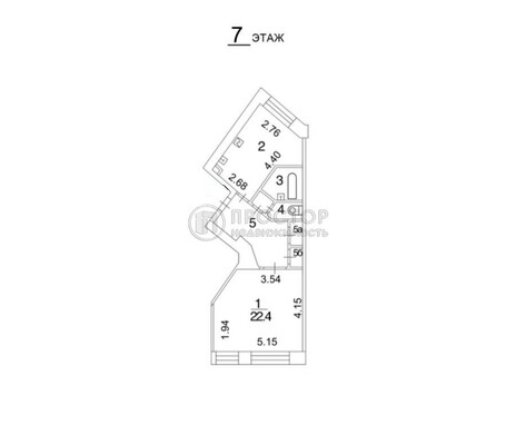 Продам однокомнатную (1-комн.) квартиру, Большая Дорогомиловская ул, 8, Москва г