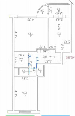 Продам двухкомнатную (2-комн.) квартиру, Героя Советского Союза В.Н.Фокина ул, 8, Видное г