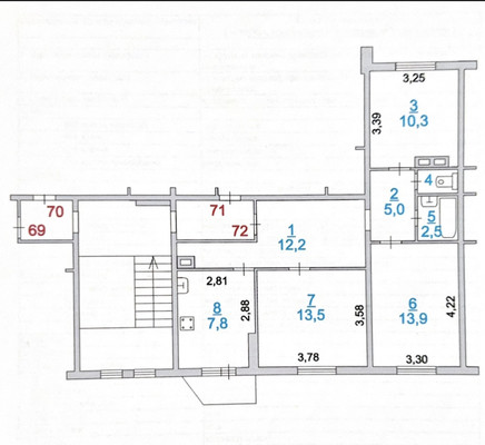 Продам трехкомнатную (3-комн.) квартиру, Заречная ул, 10, Сертолово г