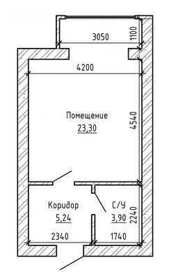 Продам однокомнатную (1-комн.) квартиру, Мовсисяна ул, 9, Нальчик г