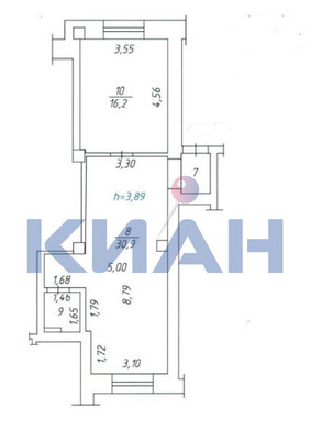Продам торговое помещение 133,8 м2, Авиаторов ул, 33, Красноярск г