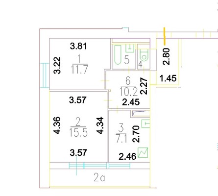 Продам двухкомнатную (2-комн.) квартиру, Свободы ул, 91к2, Москва г