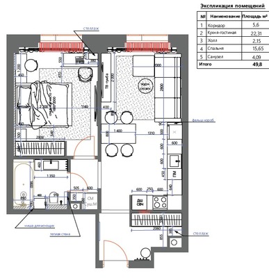 Продам однокомнатную (1-комн.) квартиру, 1-й Сетуньский проезд, 8, Москва г