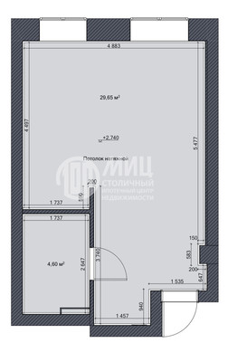Продам однокомнатную (1-комн.) квартиру, Ленинградский пр-кт, 15, Москва г