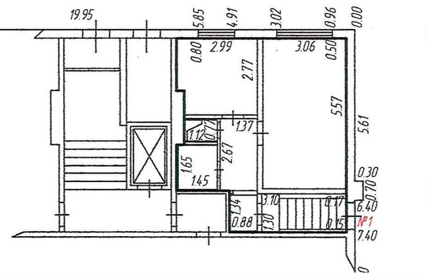 Продам коммерческое помещение 37,1 м2, Капитана Маклакова ул, 4, Мурманск г