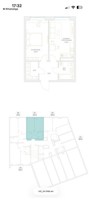 Продам однокомнатную (1-комн.) квартиру, Южная ул, 32, Пушкино д