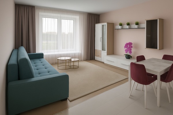 Сдам двухкомнатную (2-комн.) квартиру, Крымская ул, 1, Боброво рп