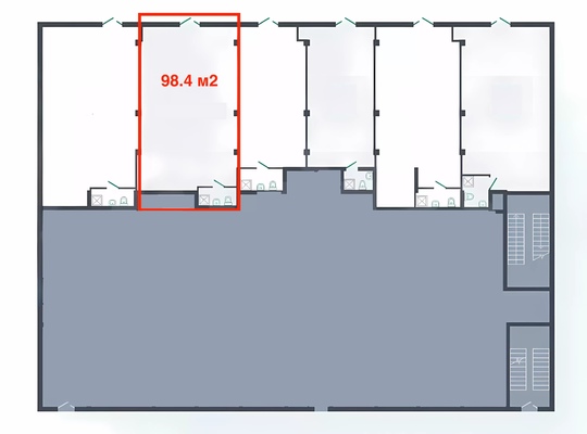 Сдам коммерческое помещение 98,4 м2, Громова ул, 26, Екатеринбург г
