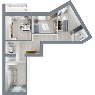 Продам трехкомнатную (3-комн.) квартиру, Колхозная ул, 16, Сыктывкар г