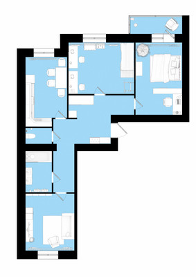 Продам трехкомнатную (3-комн.) квартиру, Колхозная ул, 16, Сыктывкар г