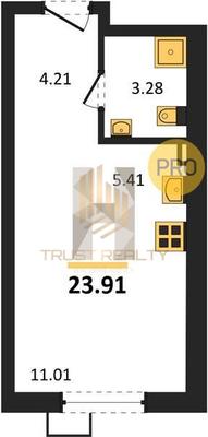 Продам однокомнатную (1-комн.) квартиру (долевое), Лаголово д