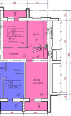 Продам двухкомнатную (2-комн.) квартиру, Самоцветы мкр, 12, Иваново г