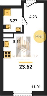 Продам однокомнатную (1-комн.) квартиру (долевое), Лаголово д