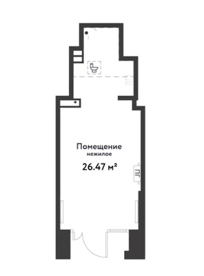 Продам коммерческое помещение 26,47 м2, Комбинатская ул, 16, Совхозный п