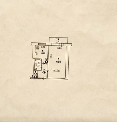 Продам однокомнатную (1-комн.) квартиру, Космонавтов пр-кт, 34/3, Ростов-на-Дону г