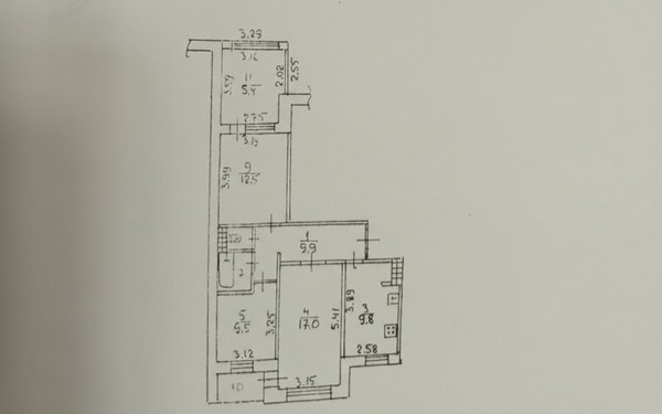 Продам трехкомнатную (3-комн.) квартиру, Лермонтова ул, 18, Симферополь г