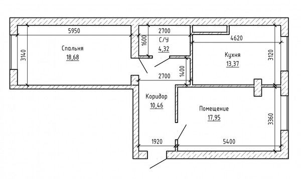 Продам двухкомнатную (2-комн.) квартиру, Мовсисяна ул, 15, Нальчик г