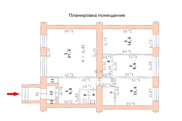Сдам офисное помещение 83,6 м2, Братьев Быковых ул, 19, Екатеринбург г