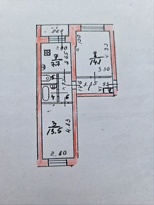 Продам двухкомнатную (2-комн.) квартиру, Баумана ул, 14, Йошкар-Ола г