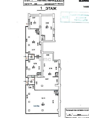 Продам коммерческое помещение 364 м2, Мира пр-кт, 57 1, Москва г