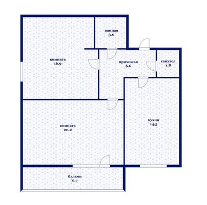 Продам двухкомнатную (2-комн.) квартиру, им. Евгении Жигуленко ул, 7к1, Краснодар г