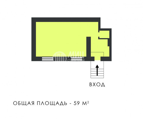 Продам коммерческое помещение 59 м2, Люсиновская ул, 64, Москва г