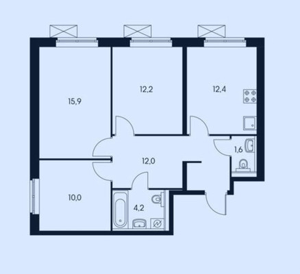 Продам трехкомнатную (3-комн.) квартиру, Реутовская ул, 11, Балашиха г