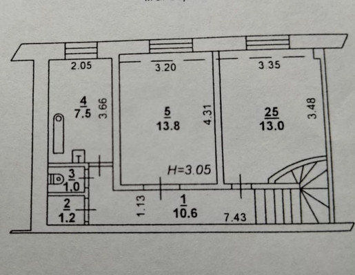 Сдам трехкомнатную (3-комн.) квартиру, Газетный пер, 100, Ростов-на-Дону г