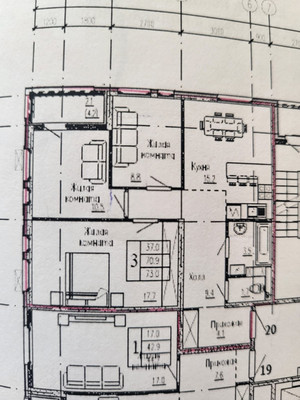 Продам трехкомнатную (3-комн.) квартиру, Орбитальная ул, 17, Ростов-на-Дону г