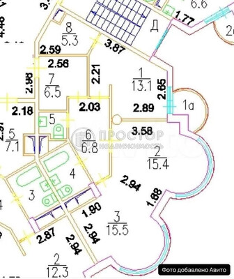 Продам двухкомнатную (2-комн.) квартиру, Пролетарский пр-кт, 7, Москва г