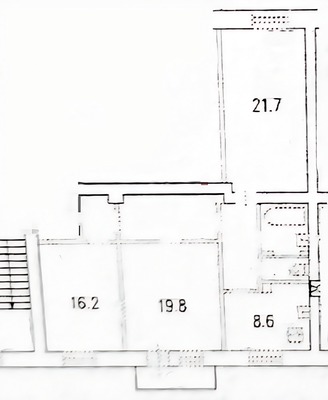 Продам трехкомнатную (3-комн.) квартиру, Новопесчаная ул, 16к1, Москва г