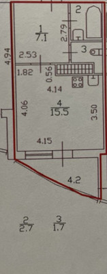 Продам однокомнатную (1-комн.) квартиру, Планерная ул, 63к1, Санкт-Петербург г