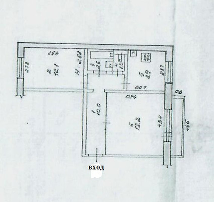 Продам двухкомнатную (2-комн.) квартиру, 1-й Микрорайон ул, 51, Эльбан рп