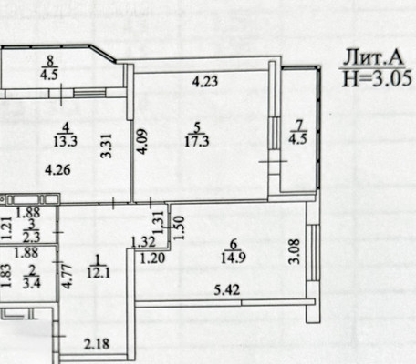 Продам двухкомнатную (2-комн.) квартиру, Домбайская ул, 57, Краснодар г