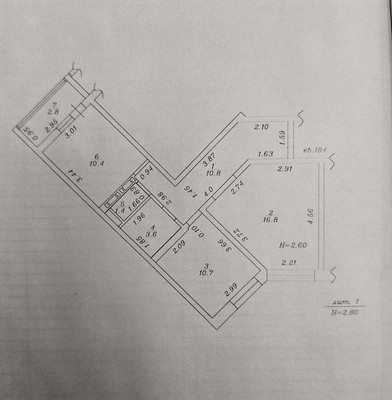 Продам двухкомнатную (2-комн.) квартиру, Крылова ул, 13к1, Анапа г