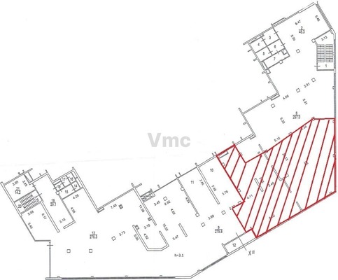Сдам коммерческое помещение 255 м2, Архитектора Власова ул, 6, Москва г