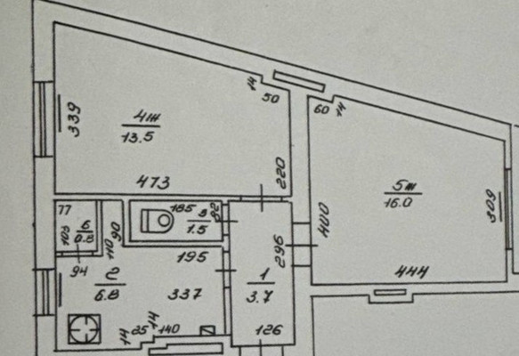 Продам двухкомнатную (2-комн.) квартиру, Товарный пер, 3, Калининград г