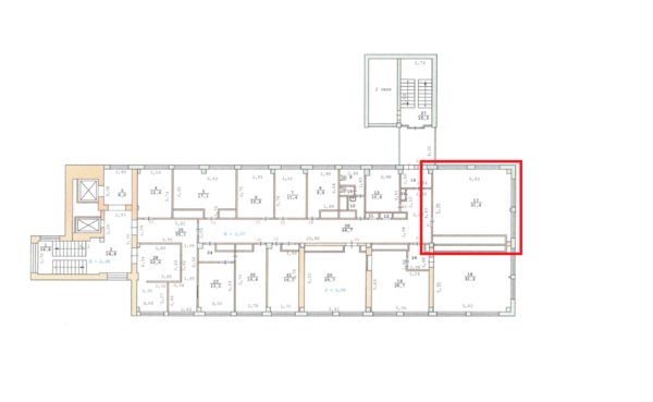 Сдам офисное помещение 34,4 м2, Тургенева ул, 13, Екатеринбург г