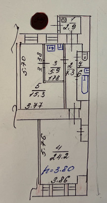 Продам двухкомнатную (2-комн.) квартиру, Карла Маркса ул, 42, Керчь г
