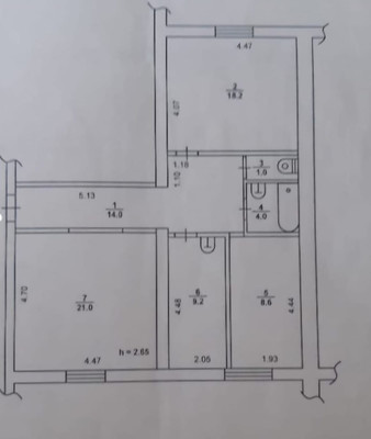 Продам трехкомнатную (3-комн.) квартиру, Морская ул, 68, Волгодонск г