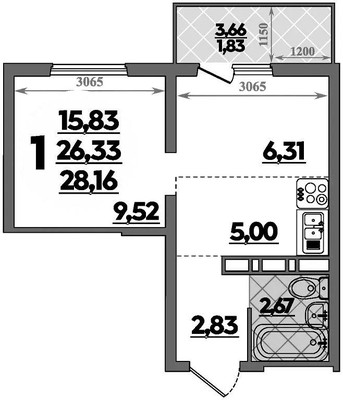 Продам однокомнатную (1-комн.) квартиру, Дмитрия Петрова ул, 15, Ростов-на-Дону г