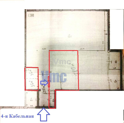 Сдам коммерческое помещение 306 м2, 4-я Кабельная ул, 2 1, Москва г