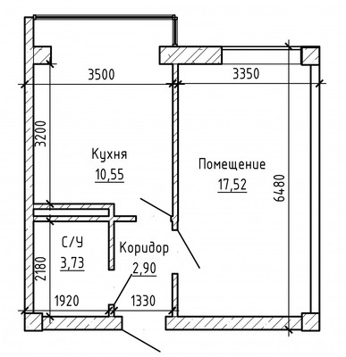 Продам однокомнатную (1-комн.) квартиру, Тарчокова ул, 127, Нальчик г