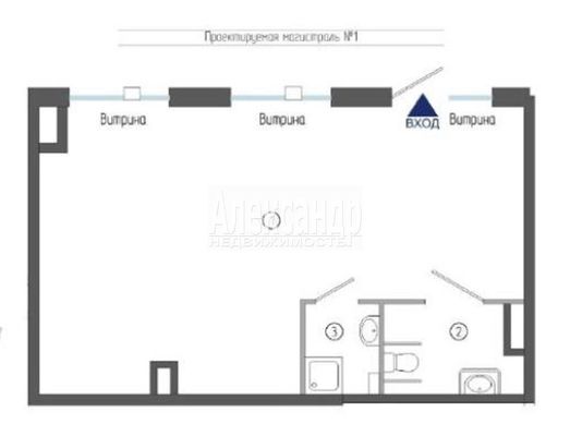 Сдам торговое помещение 47 м2, Чудовская ул, 14к1, Шушары п